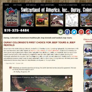 Logo for the Switzerland of America website