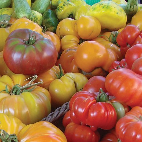 Image of fresh produce at Ridgway Farmers Market.