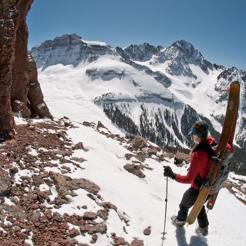 San Juan Huts backcountry skiing Ridgway Colorado