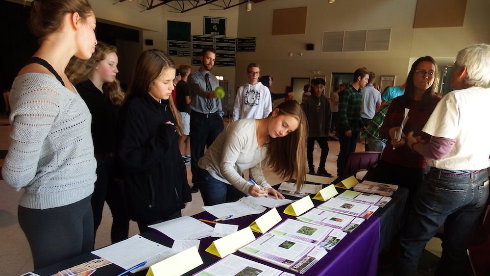 Youth Volunteer & Career Fair at Ridgway Secondary School