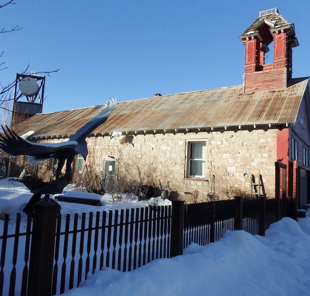 Old Firehouse in downtown Ridgway